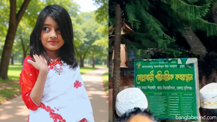 দাদা-দাদির কবরের পাশে চিরনিদ্রায় শায়িত শিশু রামিসা