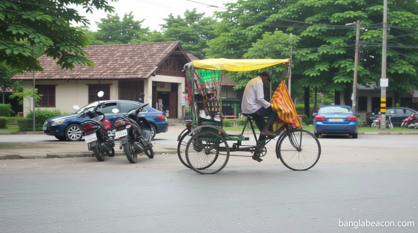 রংপুরে মুষলধারে বৃষ্টিতে জনজীবন অচল