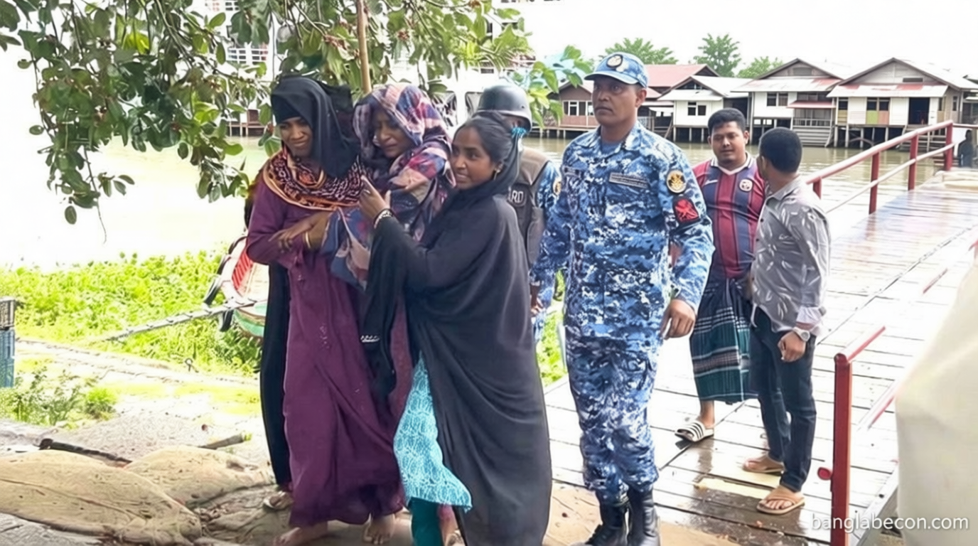 চলন্ত লঞ্চে বিপাকে প্রসূতি মা, ১৬১১১ নম্বরে ফোনের পর যা ঘটল