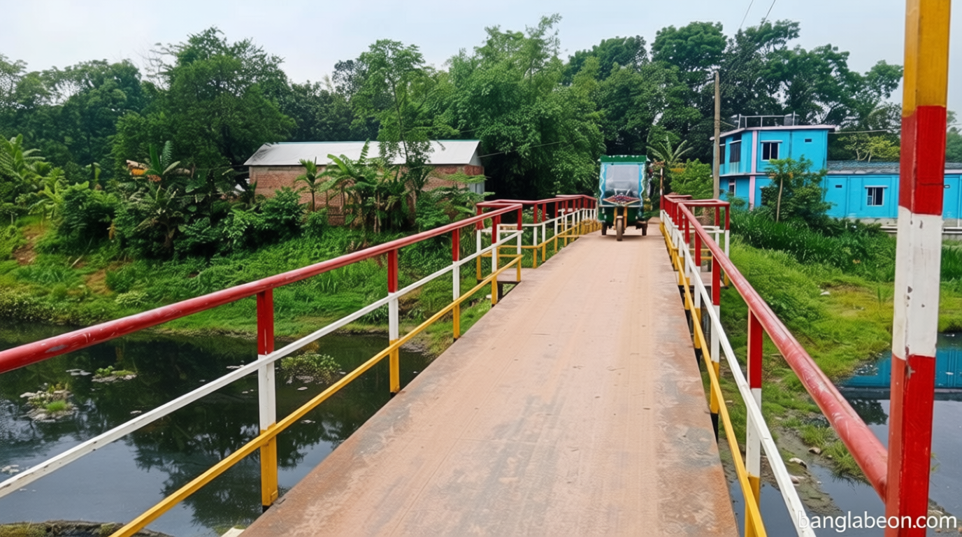 সরকারি অপেক্ষা ছাড়াই তৈরি হলো সেতু