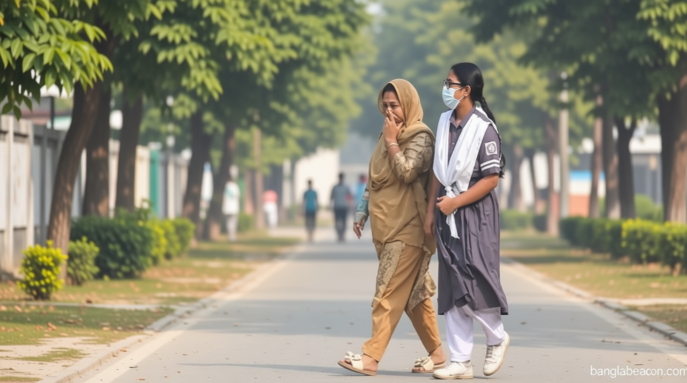 ঢাকার বাতাস আজ সবচেয়ে ‘অস্বাস্থ্যকর’