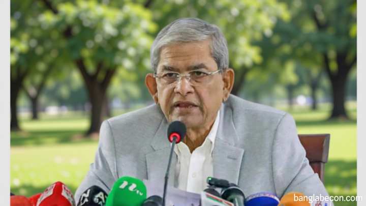 পানির ন্যায্য হিস্যা বঞ্চনার জন্য তৎকালীন আওয়ামী সরকার দায়ী: মির্জা ফখরুল