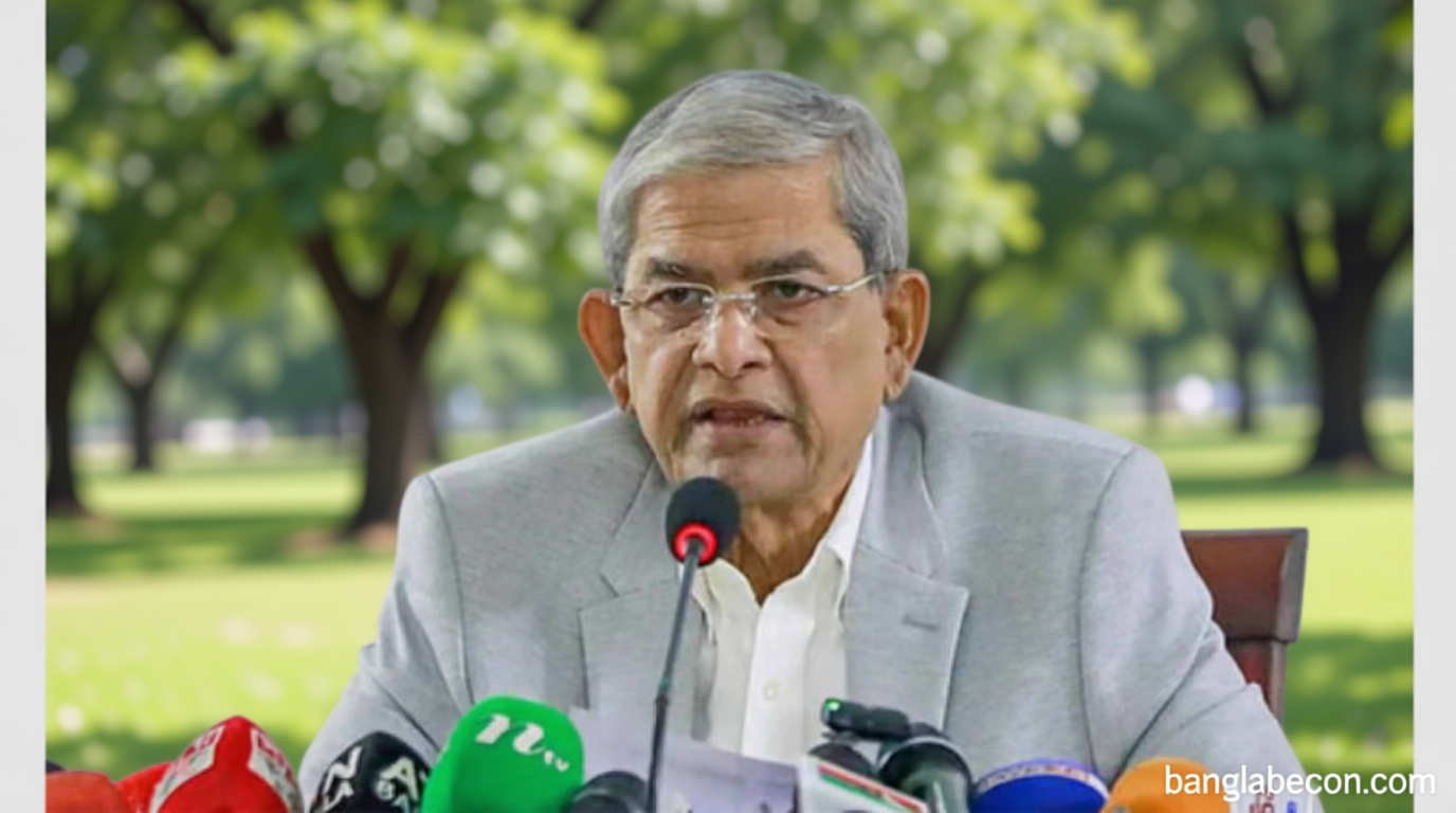 পানির ন্যায্য হিস্যা বঞ্চনার জন্য তৎকালীন আওয়ামী সরকার দায়ী: মির্জা ফখরুল