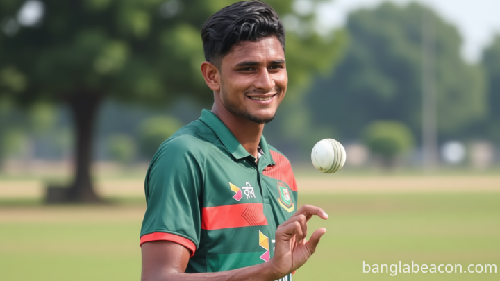 মিরাজের পর আইসিসির সেরার স্বীকৃতি নাহিদ রানার