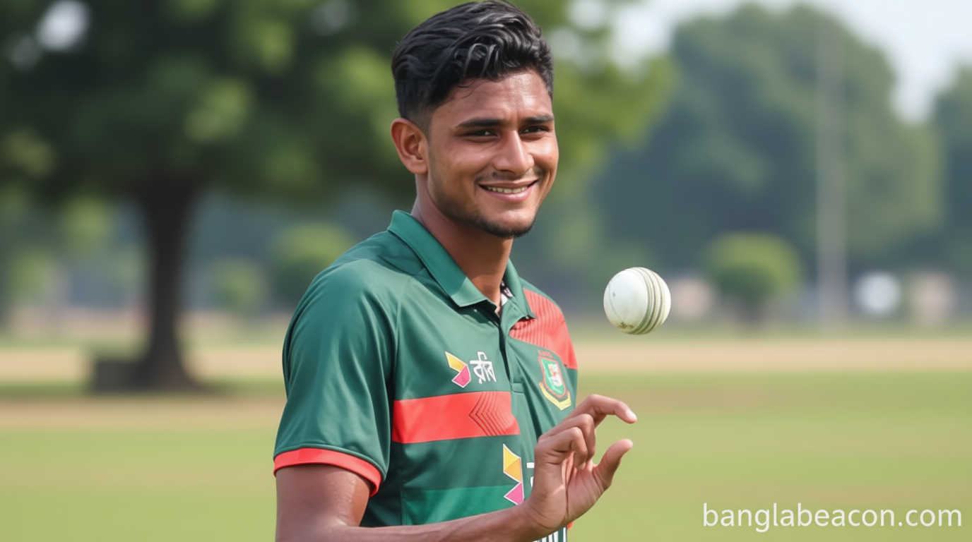 মিরাজের পর আইসিসির সেরার স্বীকৃতি নাহিদ রানার