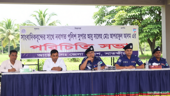আগে মানুষের সেবা, পরে দাপ্তরিক কাজ : সাতক্ষীরার এসপি