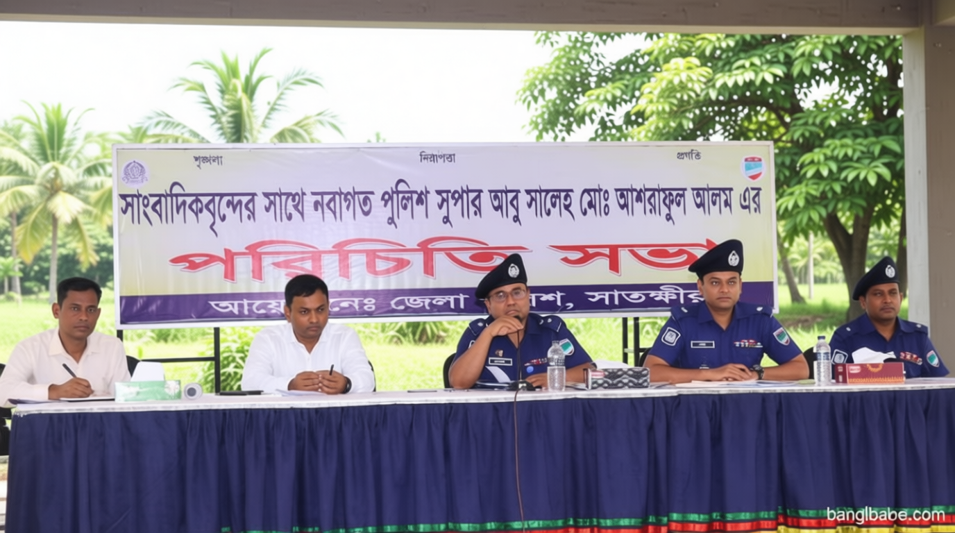 আগে মানুষের সেবা, পরে দাপ্তরিক কাজ : সাতক্ষীরার এসপি