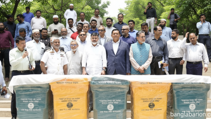 সবুজ ও হলুদ বিন: উৎসস্থলে বর্জ্য পৃথকীকরণে ডিএনসিসির অভিযান | সংবাদ