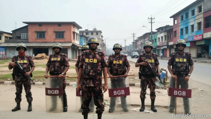 ঈদযাত্রা নির্বিঘ্ন করতে মাঠে বিজিবি