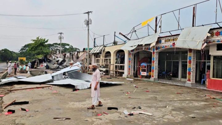২০ সেকেন্ডের ঝড়ে দুই কোটি টাকার ক্ষয়ক্ষতি
