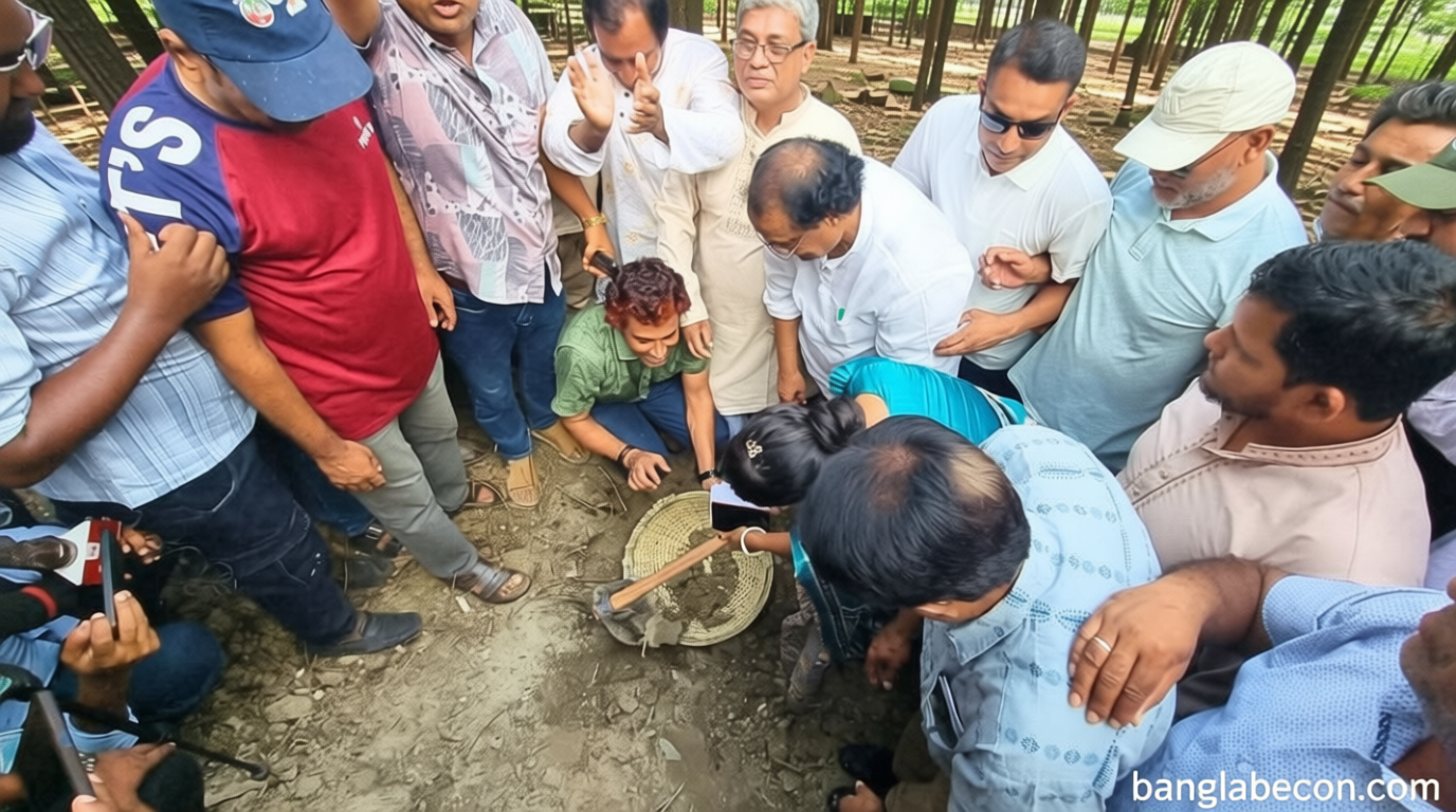 গোয়ালন্দে খাল খনন কর্মসূচির উদ্বোধন