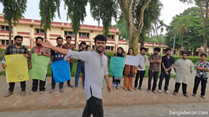 পল্লবীর শিশু হত্যা: রাবিতে প্রতিবাদ সমাবেশ