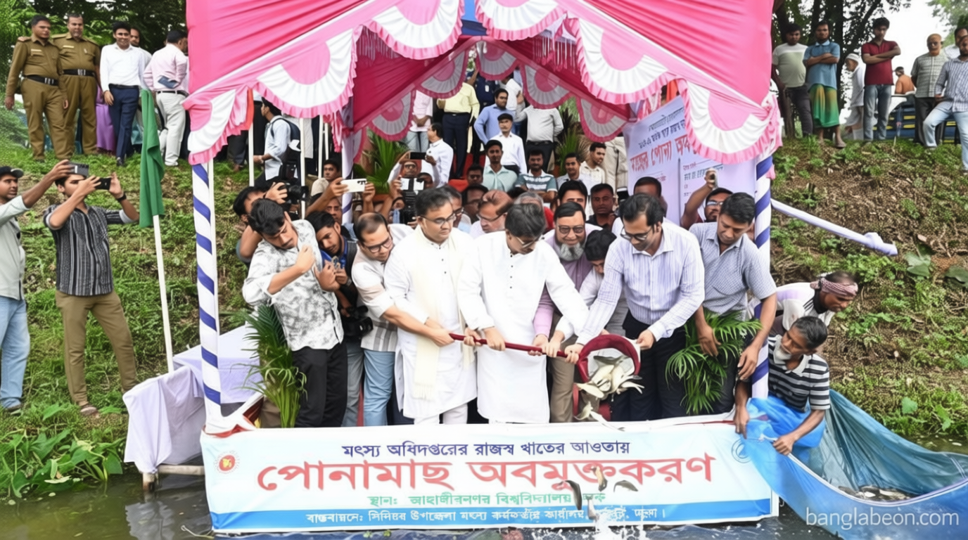 জাবি লেক মাছ উৎপাদনে নতুন দৃষ্টান্ত হতে পারে: মৎসমন্ত্রী