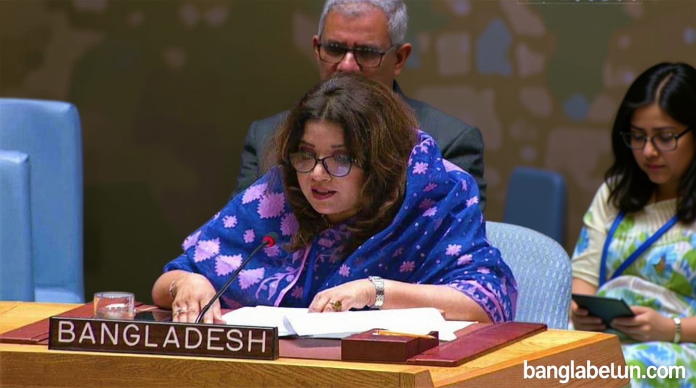 মানবিক সহায়তা ও শান্তি প্রতিষ্ঠায় নারী নেতৃত্ব বৃদ্ধির আহ্বান বাংলাদেশের