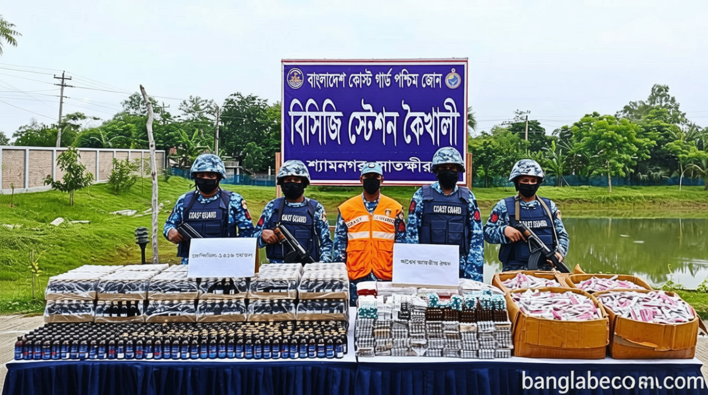 শ্যামনগরে ৩৩ লাখ টাকার মাদক জব্দ