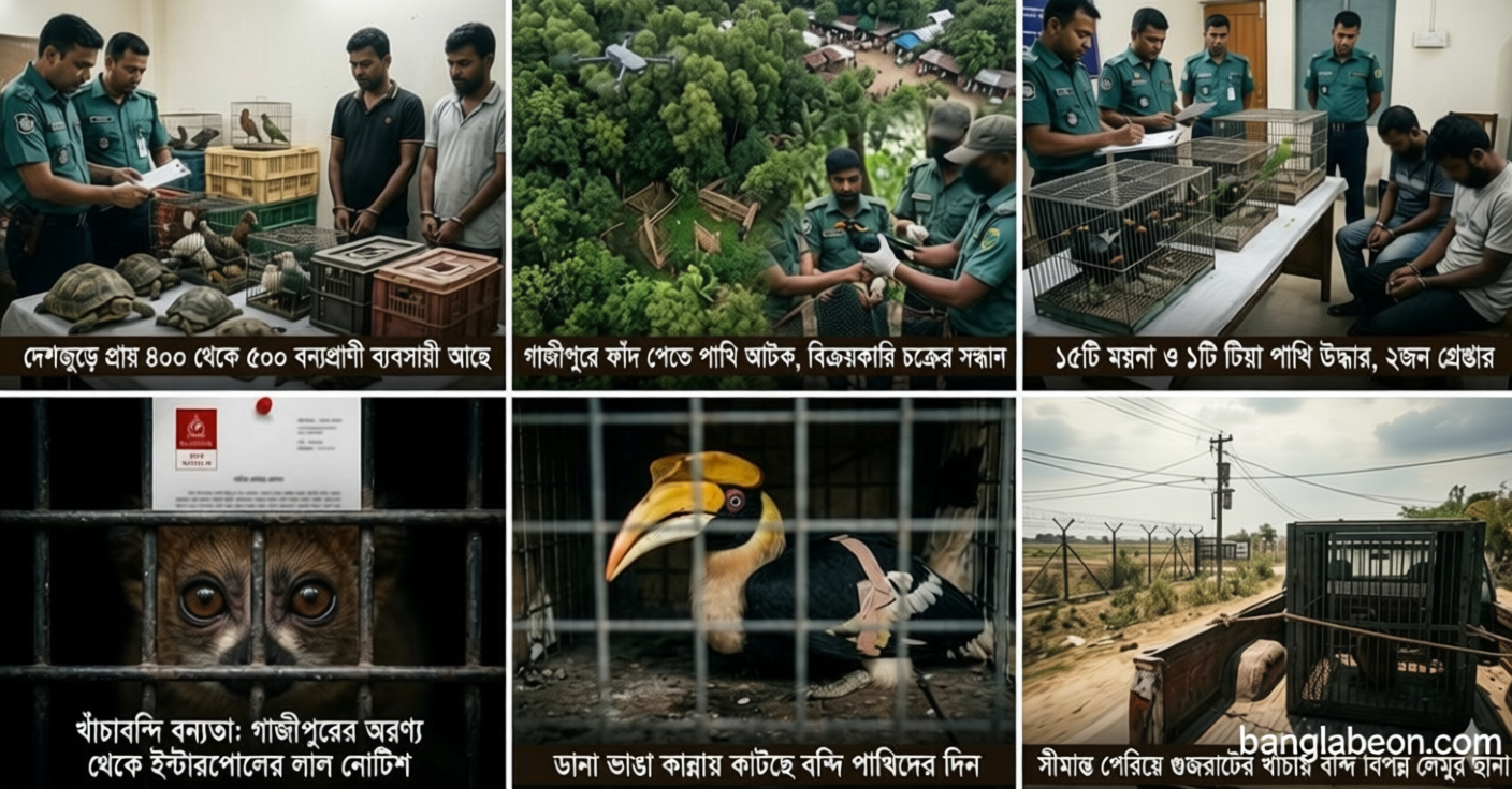 কারা বন্যপ্রাণী ও পাখি পাচারের পেছনে | সংবাদ