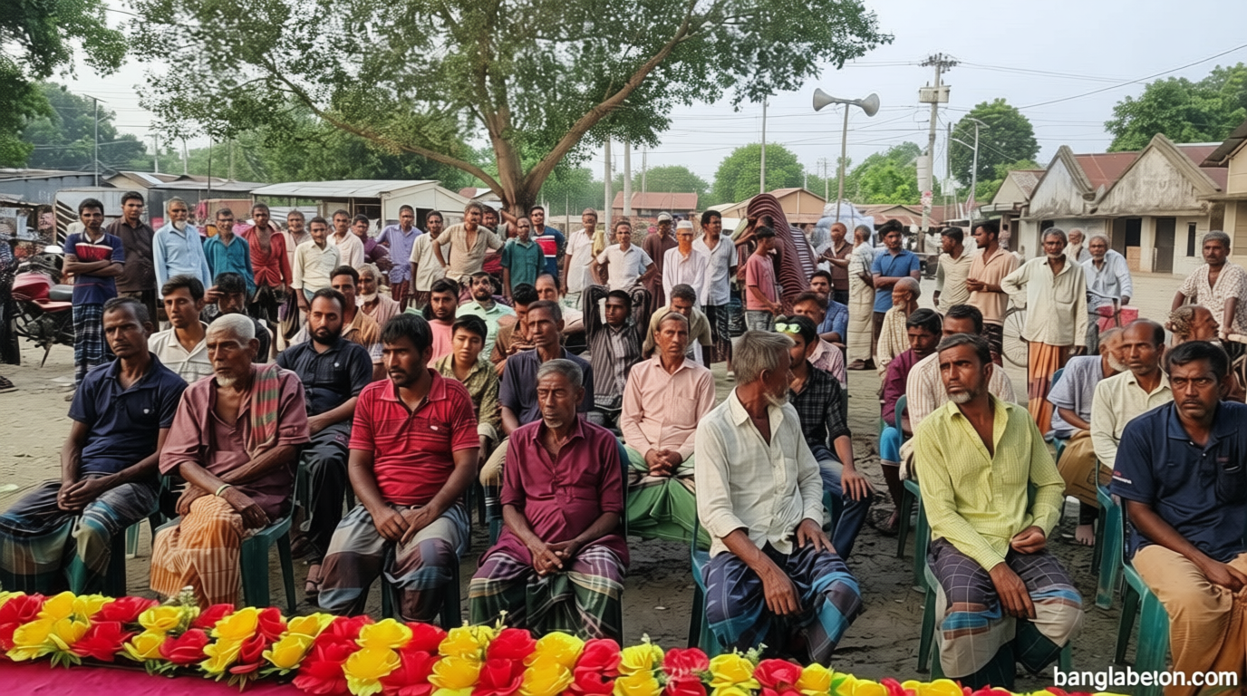 বাজেটে বঞ্চিত গ্রামীণ মজুররা, ঝিনাইদহে সমাবেশ
