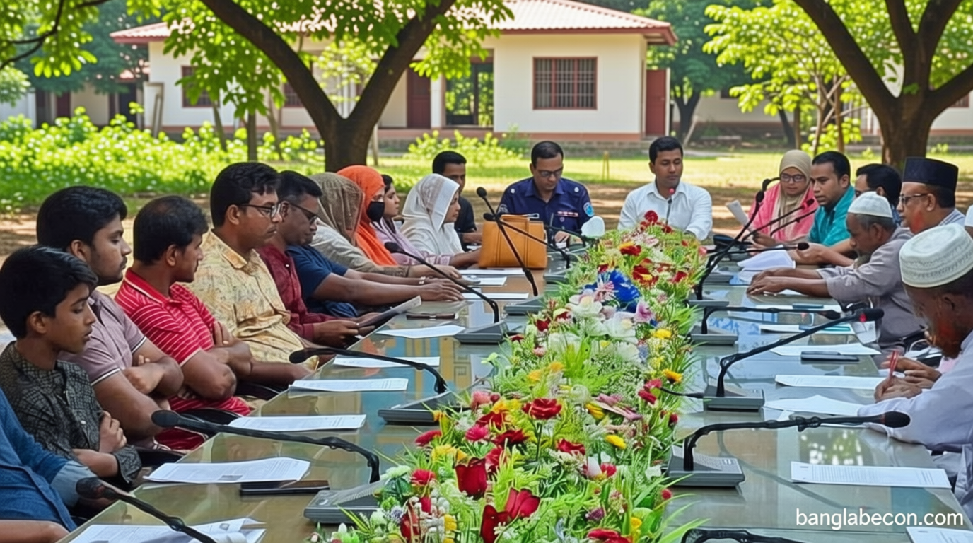 মনোহরদীতে ধর্মীয় ও রাজনৈতিক সম্প্রীতি রক্ষায় নাগরিক সংলাপ