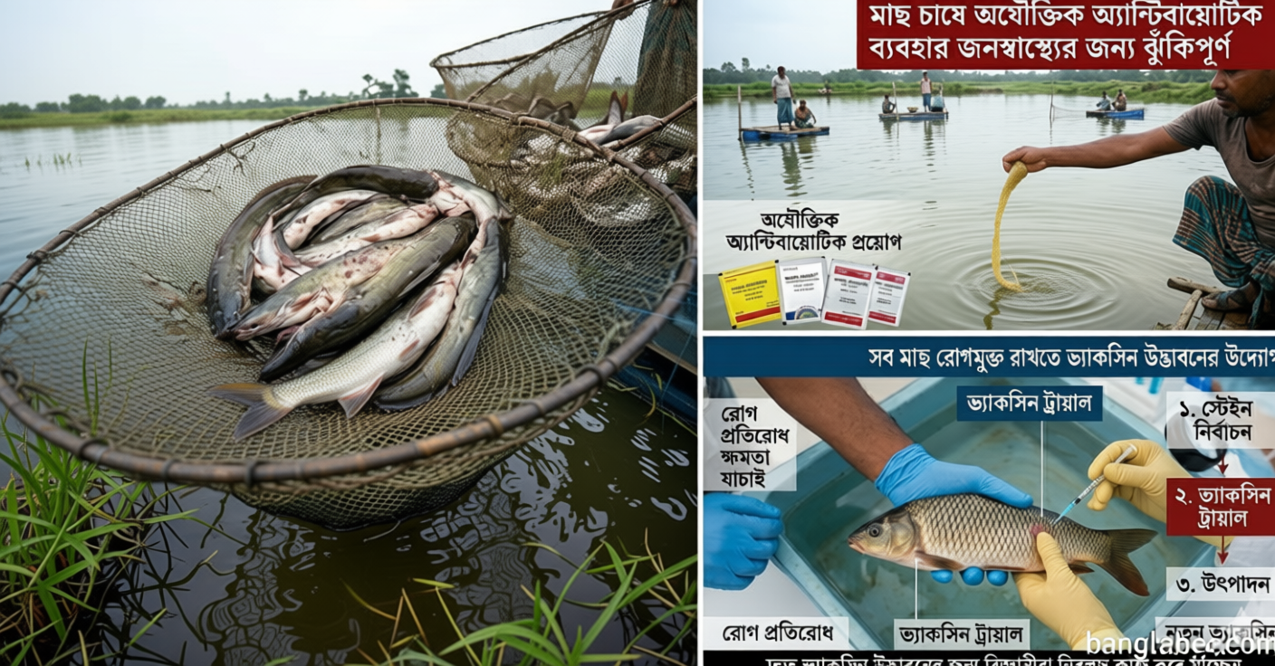 মাছের খামারে বিষের থাবা: নানা রোগে আক্রান্ত হচ্ছে মিঠা পানির মাছ | সংবাদ