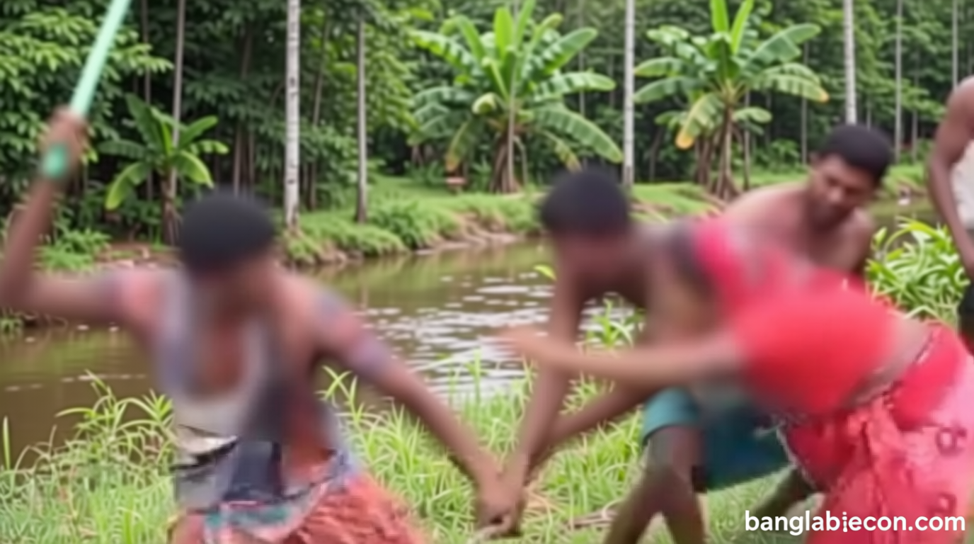 সুবর্ণচরে প্রকাশ্যে নারীকে পেটালেন ‘যুবদল নেতা’