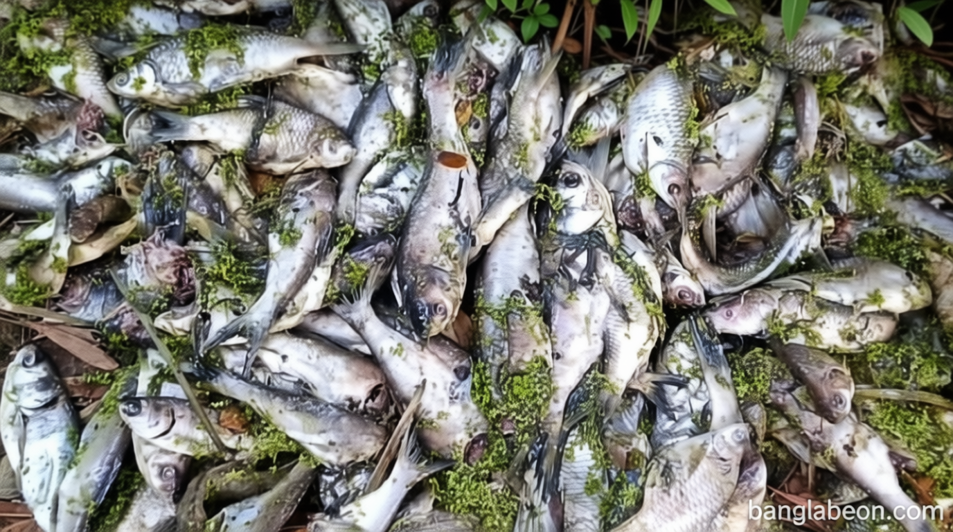 পলাশে দুর্বৃত্তদের বিষে ৫ লাখ টাকার মাছ নিধন