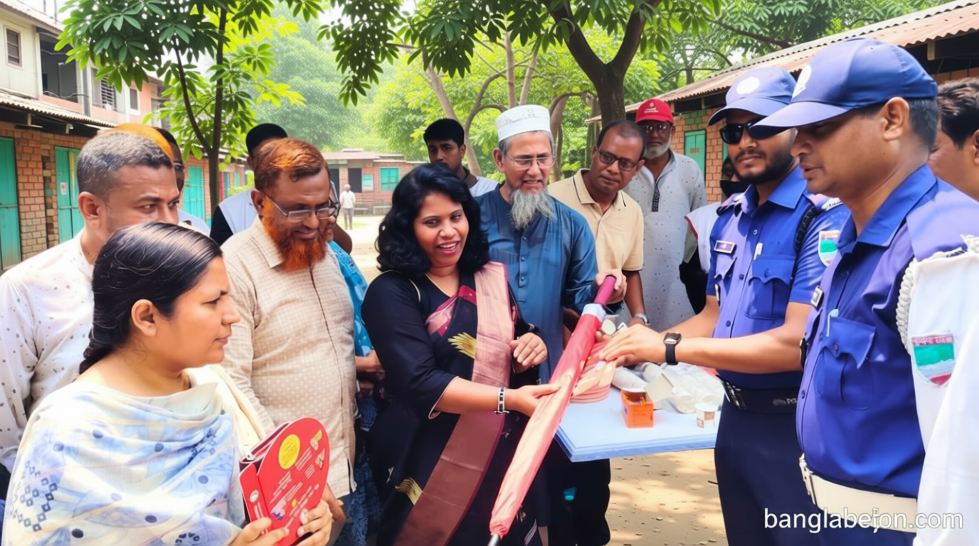 গরমে অতিষ্ঠ চুয়াডাঙ্গাবাসীর পাশে জেলা প্রশাসন