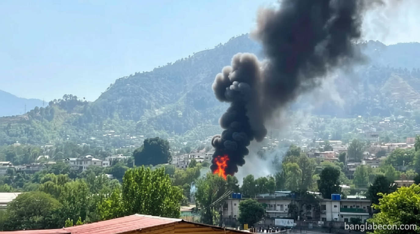 ​কাশ্মিরে হেলিকপ্টার বিধ্বস্তে ২২ পাক সেনার জানাজা সম্পন্ন