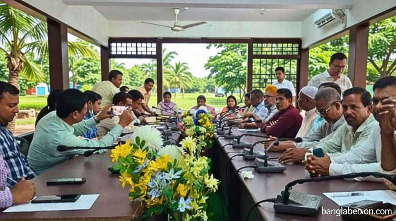 গুজব ও অপপ্রচার রোধে দুর্গাপুরে গোলটেবিল বৈঠক