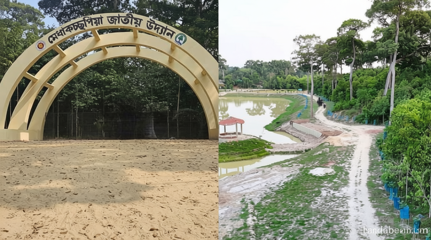 দখল ও উজাড়ে অস্তিত্ব সংকটে মেধাকচ্ছপিয়া জাতীয় উদ্যান