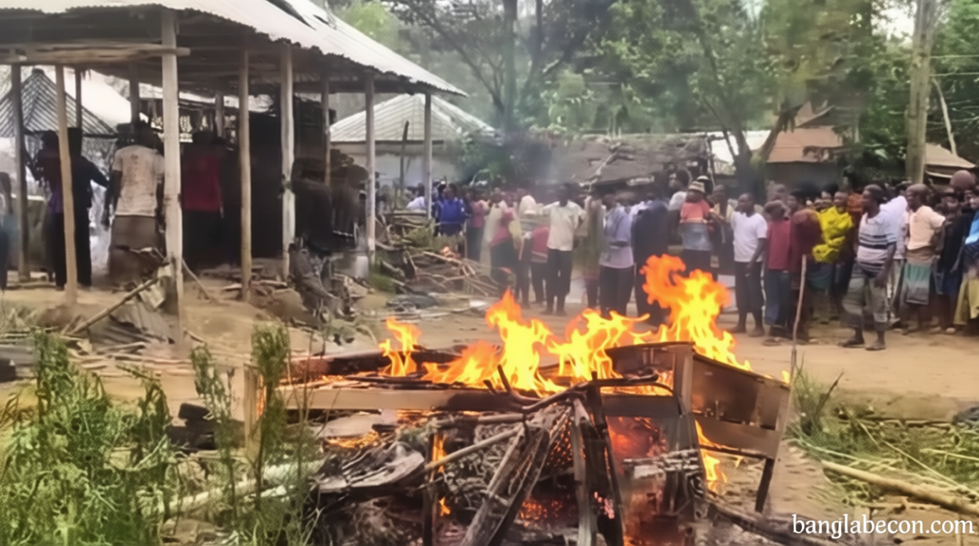 লালমনিরহাটে স্থানীয়দের সঙ্গে পুলিশের সংঘর্ষ, ওসি প্রত্যাহার