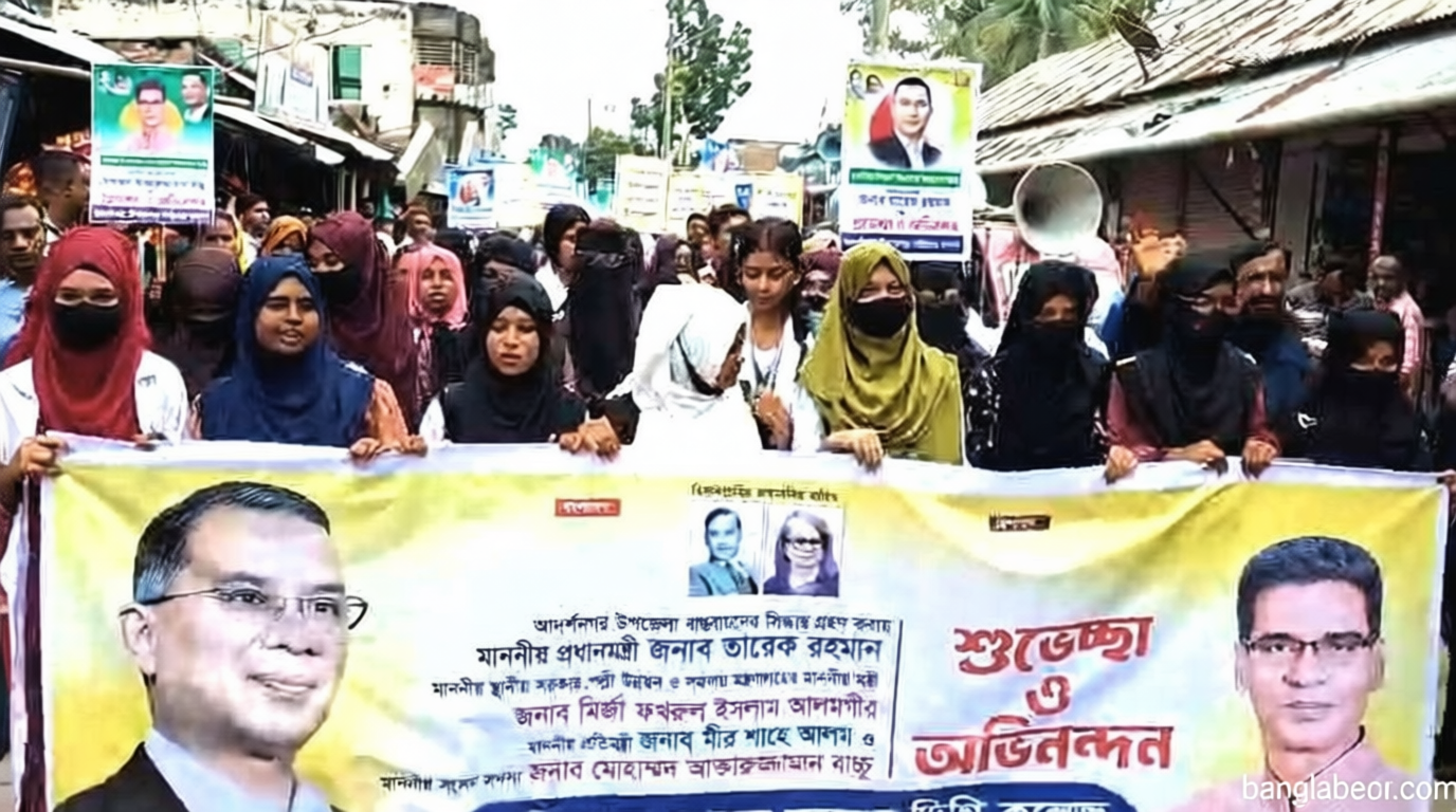 পাগলা থানা এখন আদর্শনগর উপজেলা, এলাকায় উৎসব