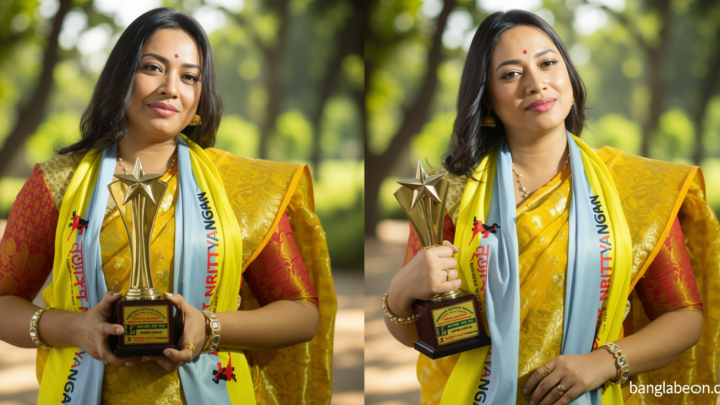 নৃত্যশিল্পী হিসেবে সম্মাননা পেলেন শানারেই দেবী শানু | সংবাদ