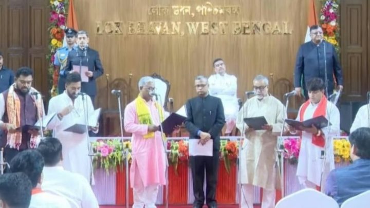 শুভেন্দুর মন্ত্রিসভায় ৩৫ নতুন মুখ, দফতর বণ্টন ঘিরে জল্পনা | সংবাদ