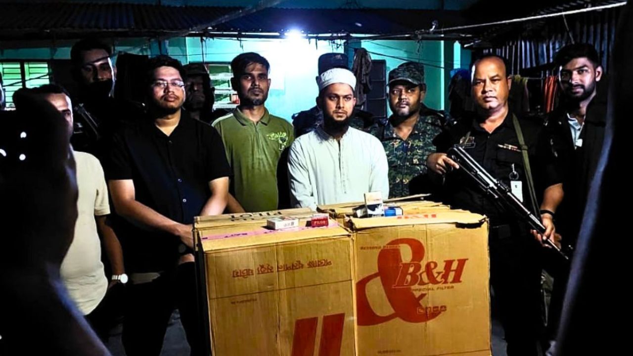 গাজীপুরে ১০ লাখ টাকার সিগারেট জব্দ