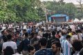 টিএসসিতে রাত জেগে মেসি পাগলদের মিলনমেলা