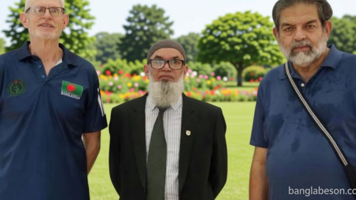 বসুন্ধরা স্পোর্টস সিটির বাস্কেটবল কোর্ট পরিদর্শনে কর্মকর্তারা | সংবাদ