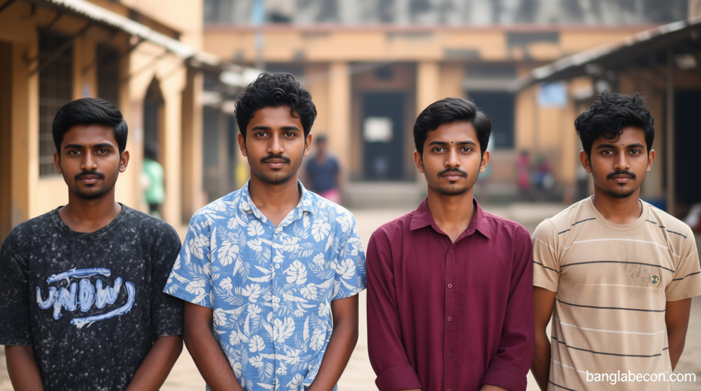 গহিন পাহাড়ে জিম্মি ৪ তরুণ উদ্ধার