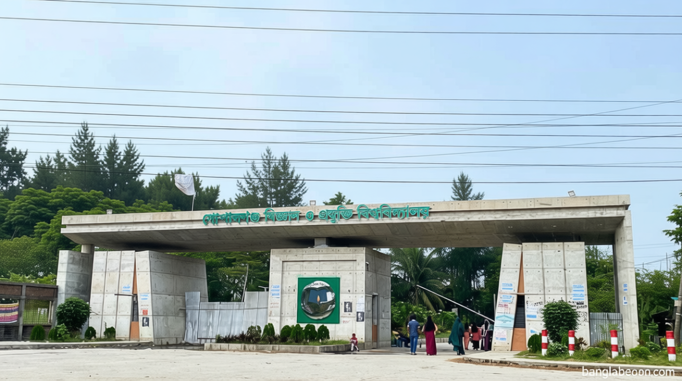 আশ্বাসে সীমাবদ্ধ গোবিপ্রবির মেইন গেট