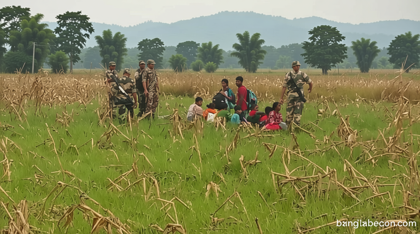লালমনিরহাট সীমান্তে বিএসএফের পুশইন চেষ্টা রুখে দিল বিজিবি