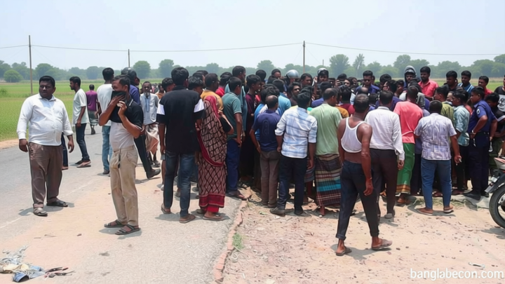 নওগাঁয় বাস-অটোরিকশা সংঘর্ষে একজন নিহত