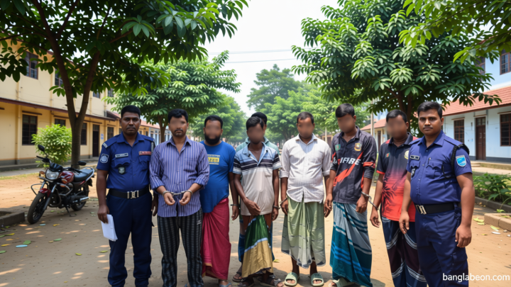 গোয়ালন্দঘাটে ওয়ারেন্টভুক্ত ৭ আসামি গ্রেপ্তার
