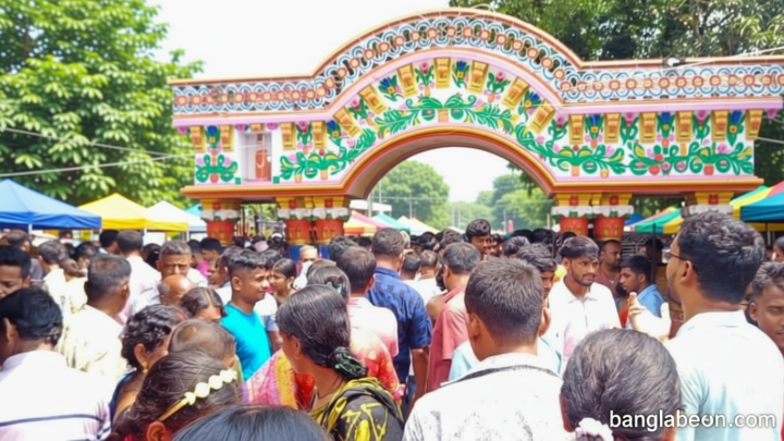 লোকনাথ ব্রহ্মচারীর তিরোধান উৎসব : দেশ-বিদেশের ভক্তদের পদচারণায় মুখর বারদী