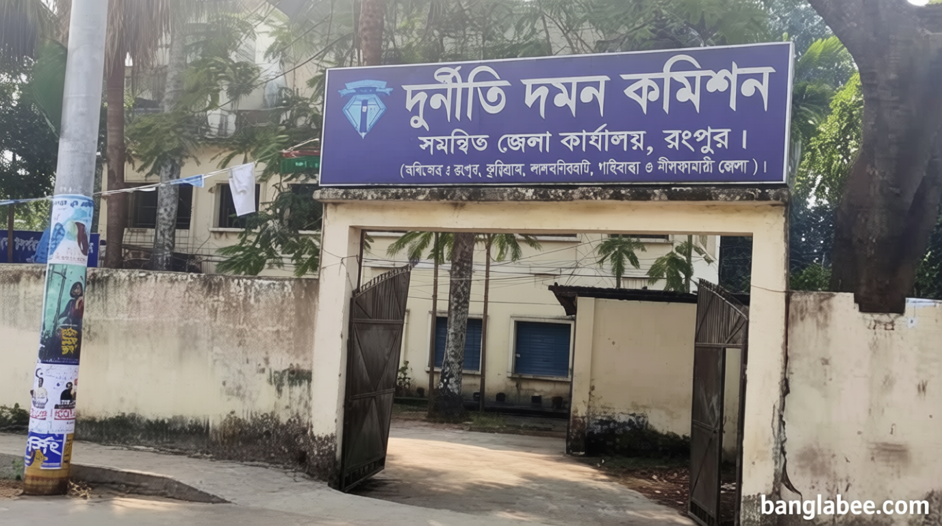 রংপুরে দুদকের জালে হাজারো ফাইলবন্দী অভিযোগ