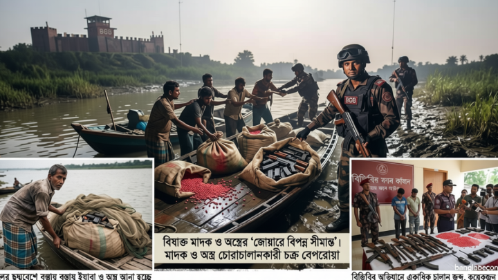 বিষাক্ত মাদক ও অস্ত্রের ‘জোয়ারে বিপন্ন সীমান্ত’ | সংবাদ