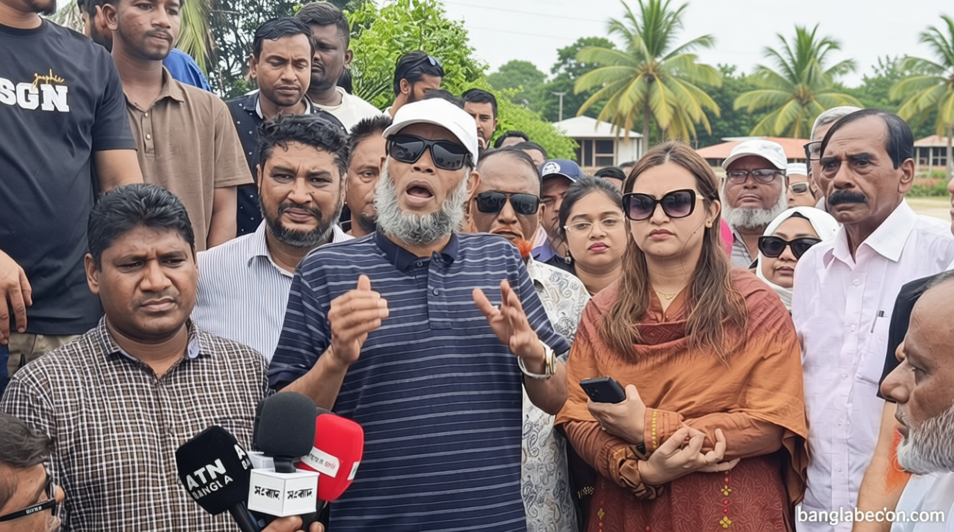 ইসমানিরচরে নদী ভাঙন, জিও ব্যাগ বসানোর প্রতিশ্রুতি এমপি রতনের