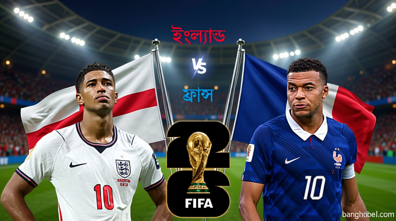 ইংল্যান্ডের ইতিহাস গড়া জয়, ফ্রান্সের দীর্ঘ অপেক্ষার লজ্জার রেকর্ড