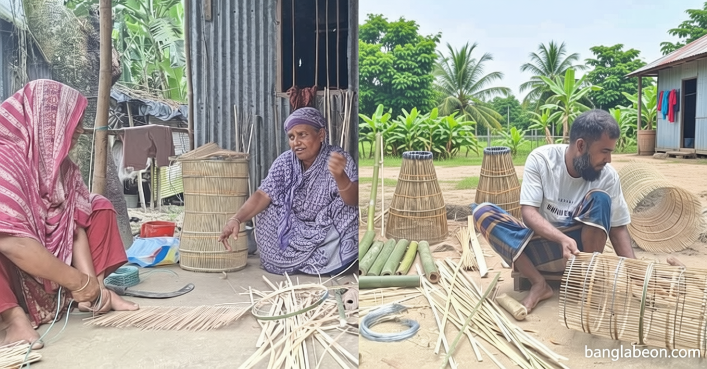 প্লাস্টিকের দাপটে ম্লান হয়ে যাচ্ছে বাঁশশিল্পের ঐতিহ্য | সংবাদ