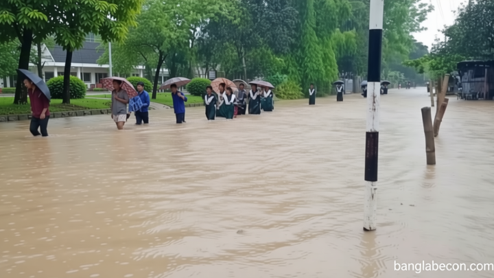 ভারী বর্ষণে চট্টগ্রাম বোর্ডের সব এইচএসসি পরীক্ষা স্থগিত