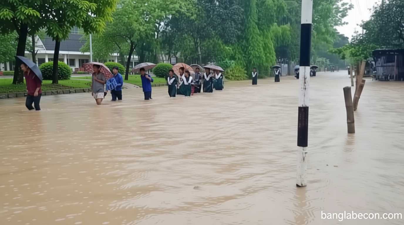 ভারী বর্ষণে চট্টগ্রাম বোর্ডের সব এইচএসসি পরীক্ষা স্থগিত