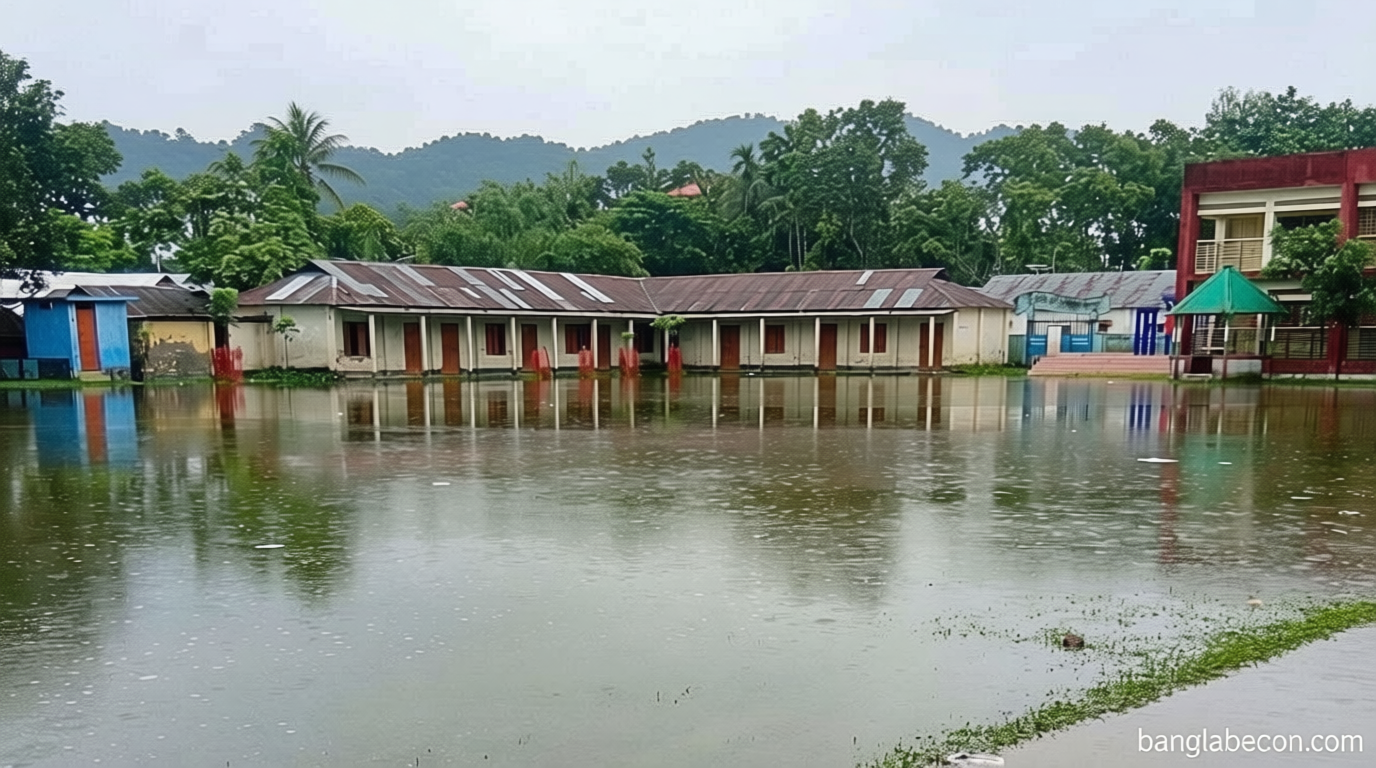 সুন্দরগঞ্জে পানিবন্দি হাজারো পরিবার